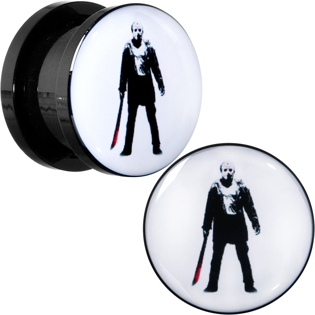 BodyCandy Licensed Friday the 13th Black Jason Voorhees Screw Fit Plug Set — packaging