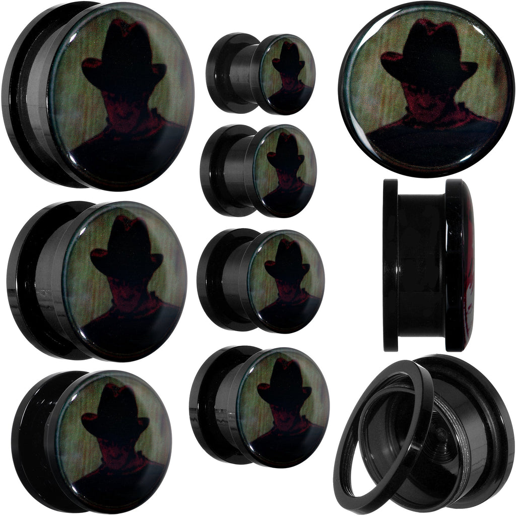 BodyCandy Licensed Nightmare on Elm Street Dark Freddy Screw Fit Plug Set — main product shot