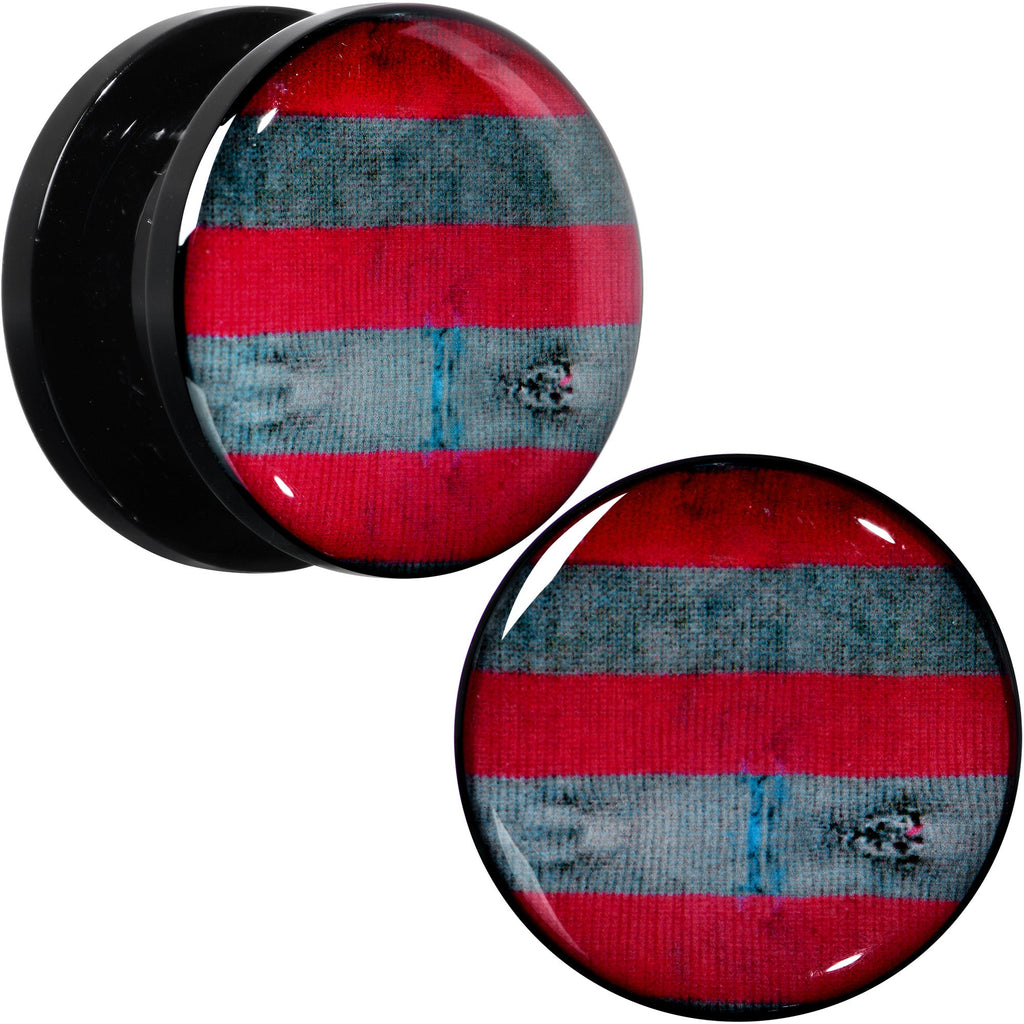 BodyCandy Licensed Nightmare on Elm Street Freddy Stripes Screw Fit Plug Set — feature highlight