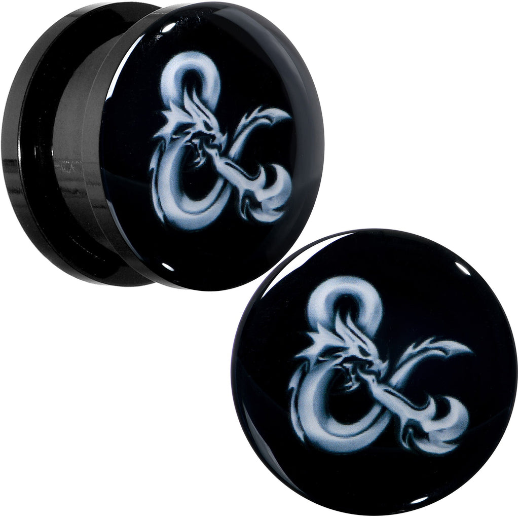 BodyCandy Licensed Dungeons & Dragons Ampersand Black Screw Fit Plug Set — comparison shot