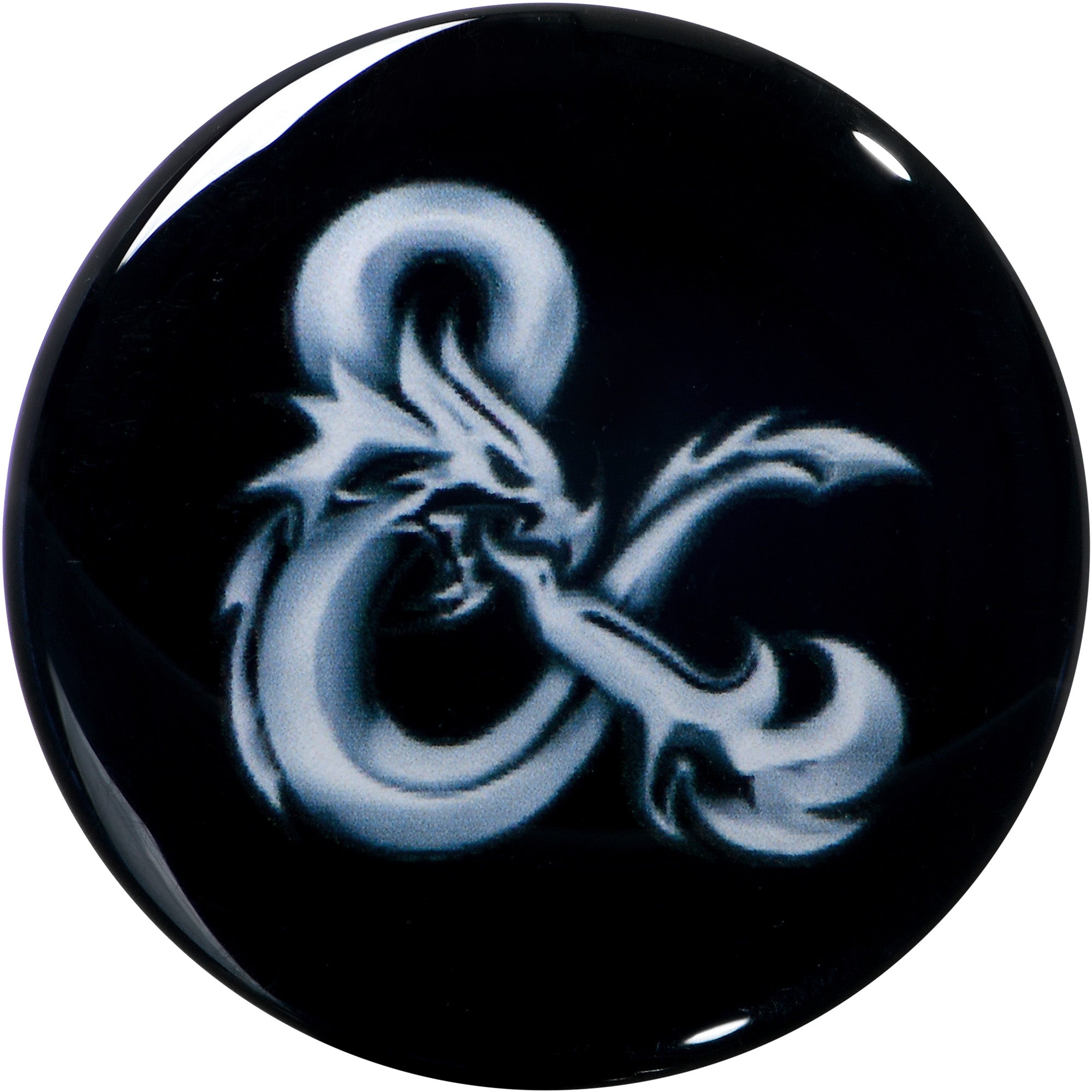 BodyCandy Licensed Dungeons & Dragons Ampersand Black Screw Fit Plug Set — side view