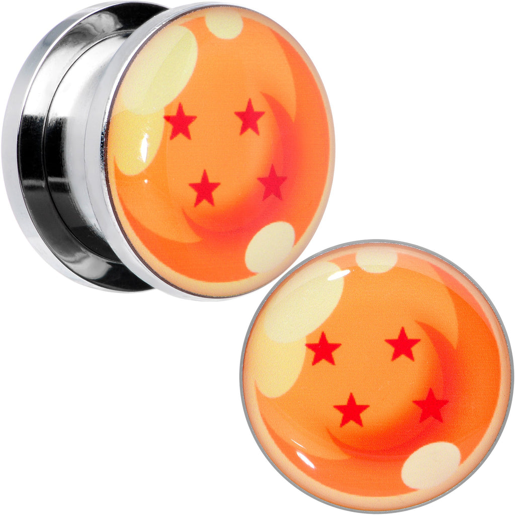 BodyCandy Licensed Dragonball Z Orange 4 Starball Screw Fit Plug Set — packaging