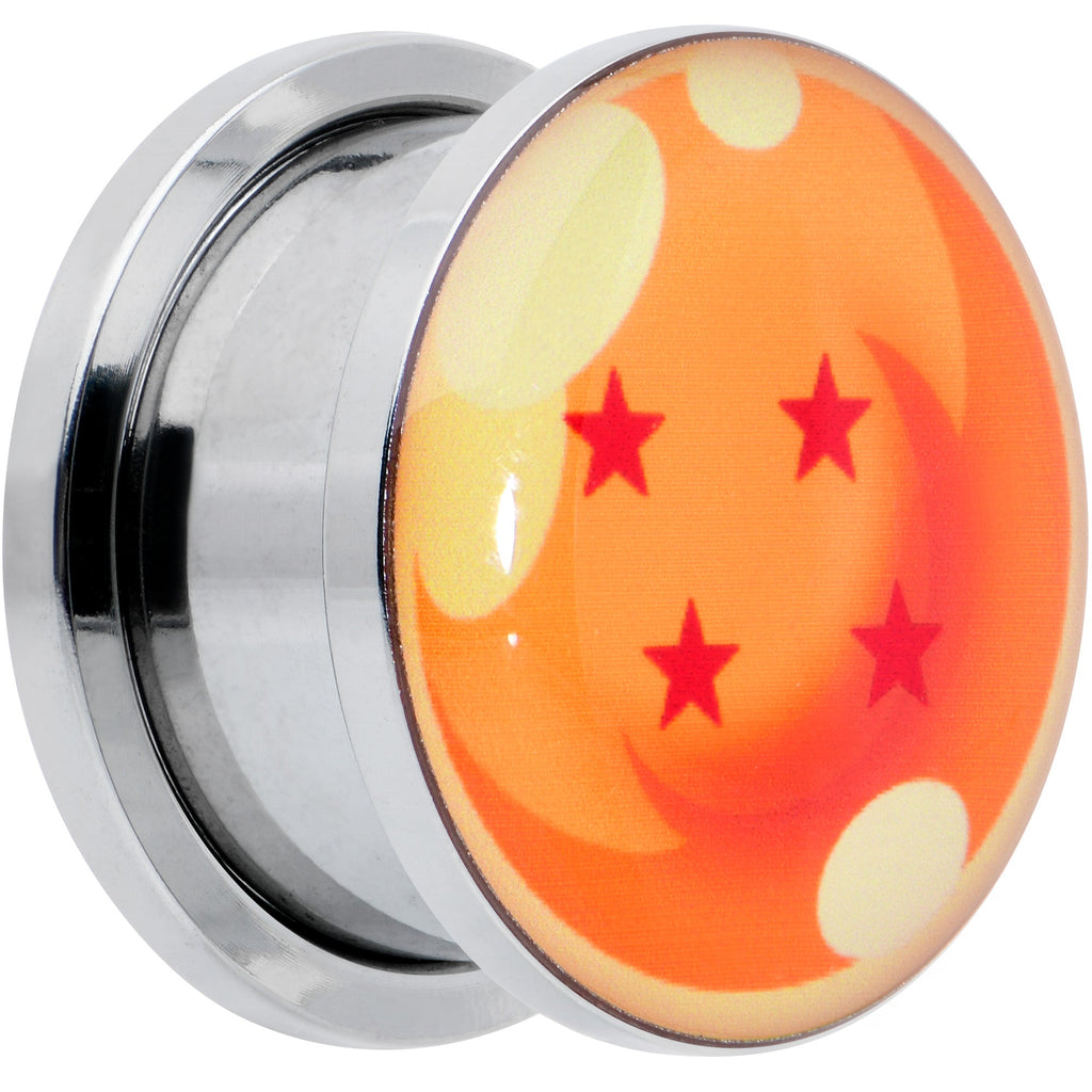 BodyCandy Licensed Dragonball Z Orange 4 Starball Screw Fit Plug Set — lifestyle context