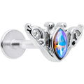 BodyCandy 16G 5/16 Aurora Gem Deco Waves Labret Monroe Tragus — main product shot