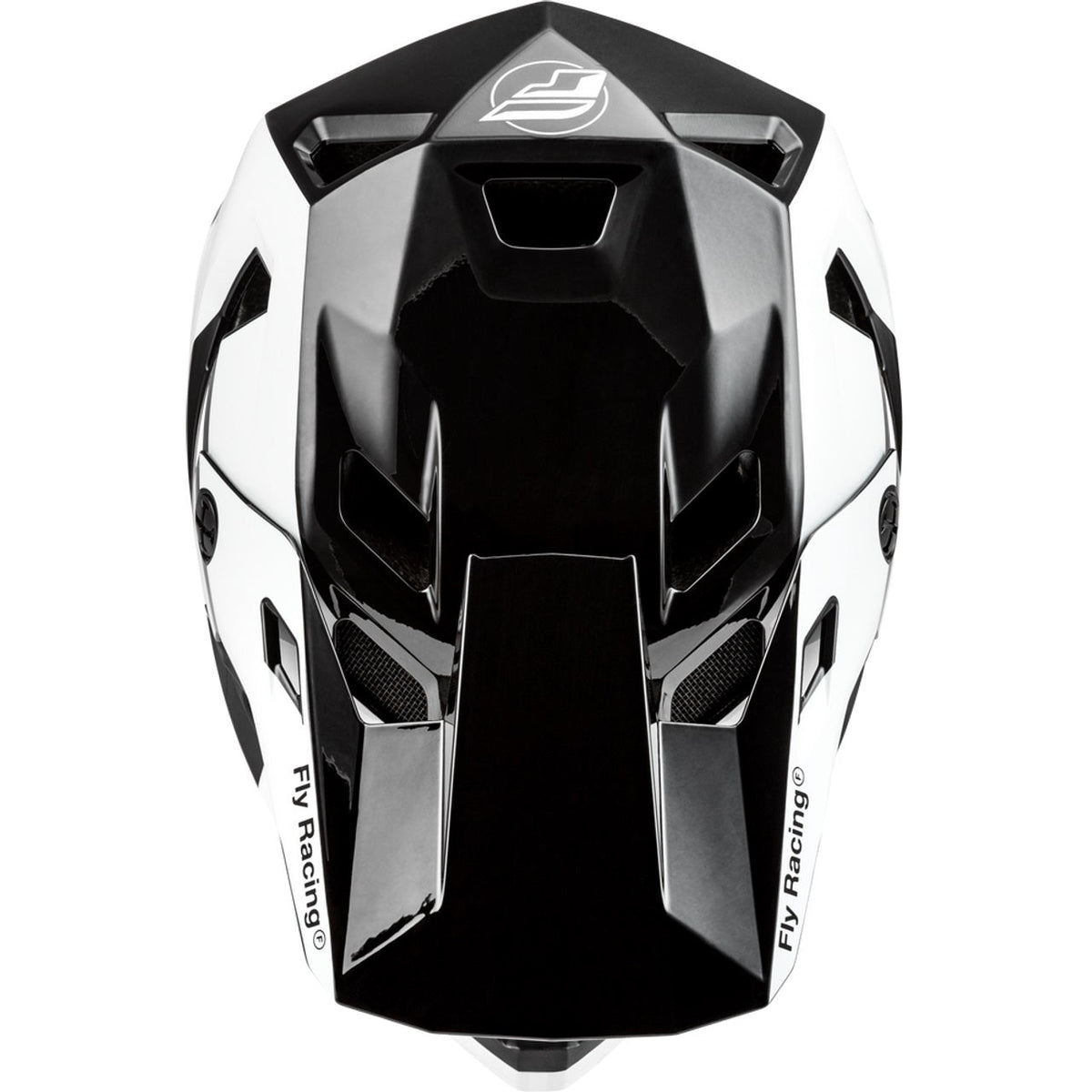 Fly Racing Rayce (2024) Full Face Helmet - Black/White/Grey