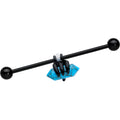 BodyCandy 14G Blue Turquoise Black Claw Industrial Barbell 38mm — main product shot