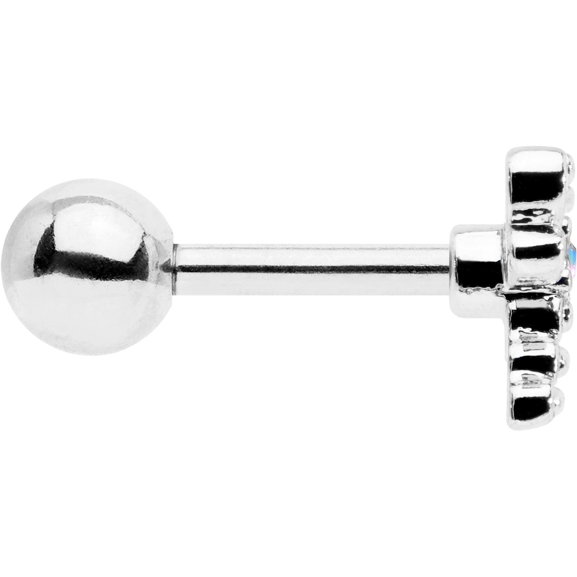 BodyCandy 16G 1/4 Aurora Gem Ornate Dragonfly Cartilage Tragus Earring — lifestyle context