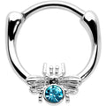 BodyCandy 16G 5/16 Blue Gem Ultra Fly Cartilage Clicker — main product shot