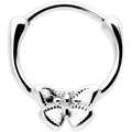BodyCandy 16G 5/16 Simple Textured Butterfly Cartilage Clicker — main product shot