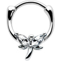 BodyCandy 16G 5/16 Clear Gem Simple Style Dragonfly Cartilage Clicker — main product shot