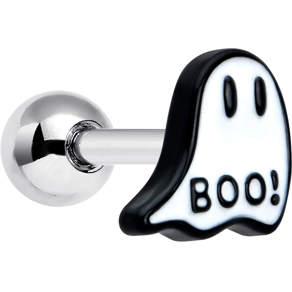 BodyCandy 16G 1/4 White Ghost Glow in the Dark Cartilage Tragus Earring — main product shot
