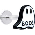 BodyCandy 16G 5/16 Halloween Ghost Glow in the Dark Labret Monroe Tragus — main product shot