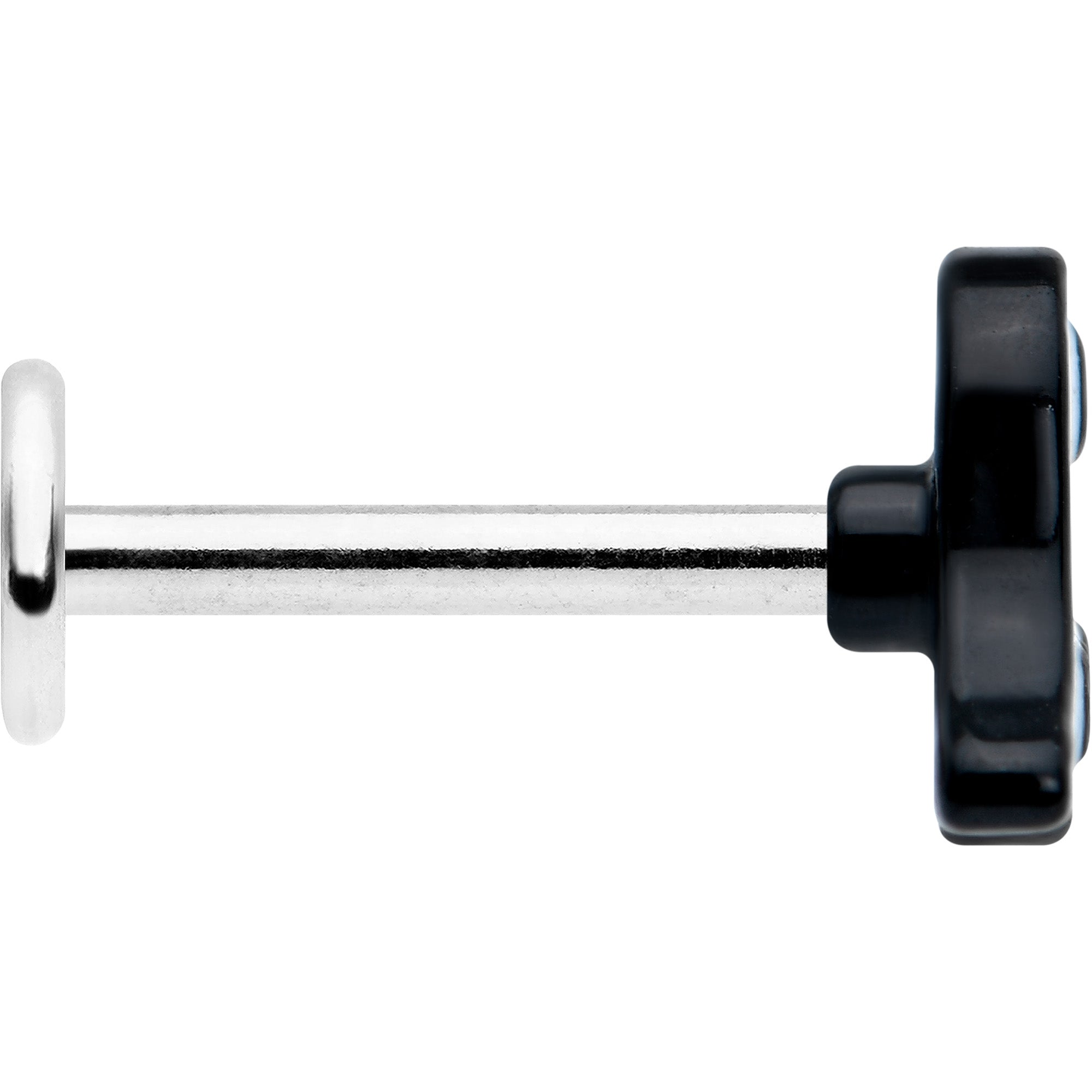 BodyCandy 16G 5/16 Halloween Ghost Glow in the Dark Labret Monroe Tragus — lifestyle context