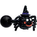 BodyCandy 16G 1/4 Black Halloween Witchy Smiling Spider Cartilage Earring — main product shot