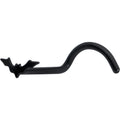 BodyCandy 20G 1/4 Black Anodized Itty Bitty Bat Left Side Nose Screw — main product shot