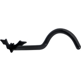 20G 1/4 Black Anodized Itty Bitty Bat Left Side Nose Screw
