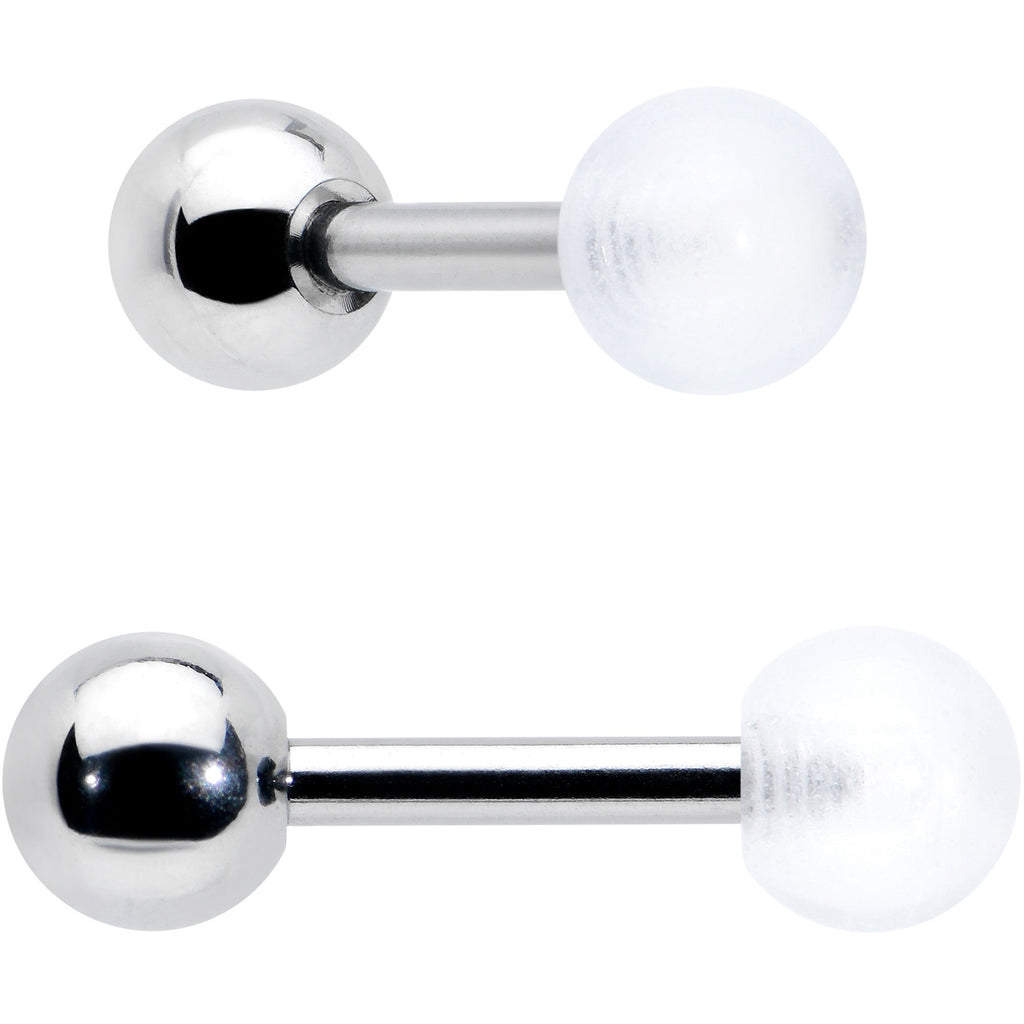 BodyCandy 16G 1/4 Glow in Dark Skull Ghost Halloween Cartilage Set of 3 — lifestyle context