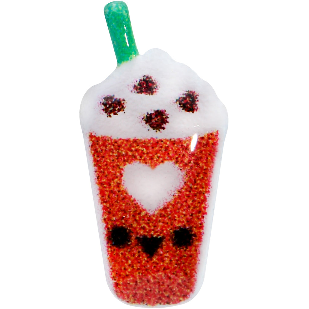 BodyCandy 16G 5/16 Sweet Pumpkin Frappe Autumn Labret Monroe Tragus — detail close-up