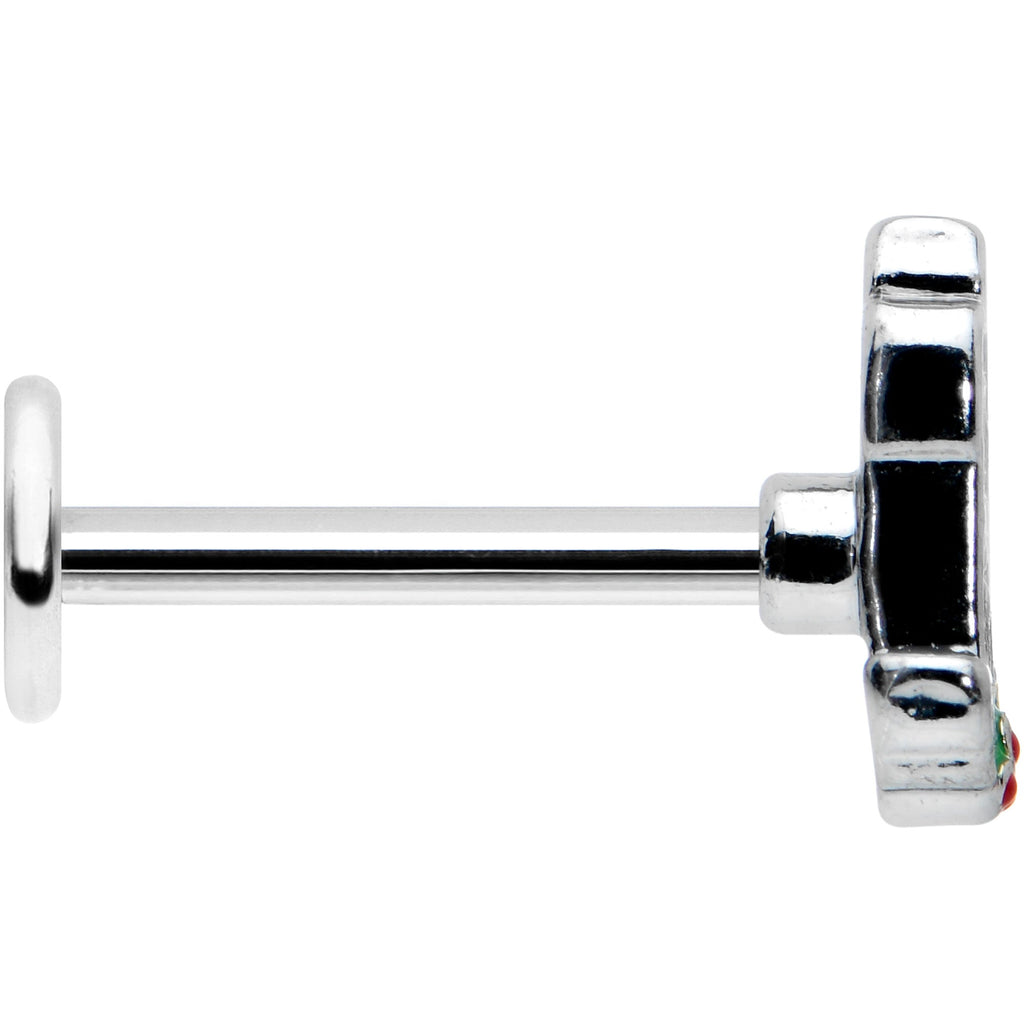 BodyCandy 16G 5/16 Sweet Holiday Christmas Candle Labret Monroe Tragus — lifestyle context