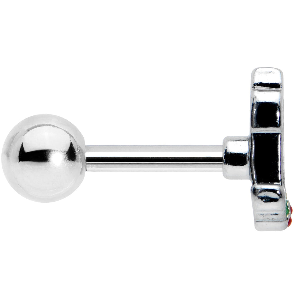 BodyCandy 16G 1/4 Sweet Holiday Christmas Candle Cartilage Tragus Earring — lifestyle context