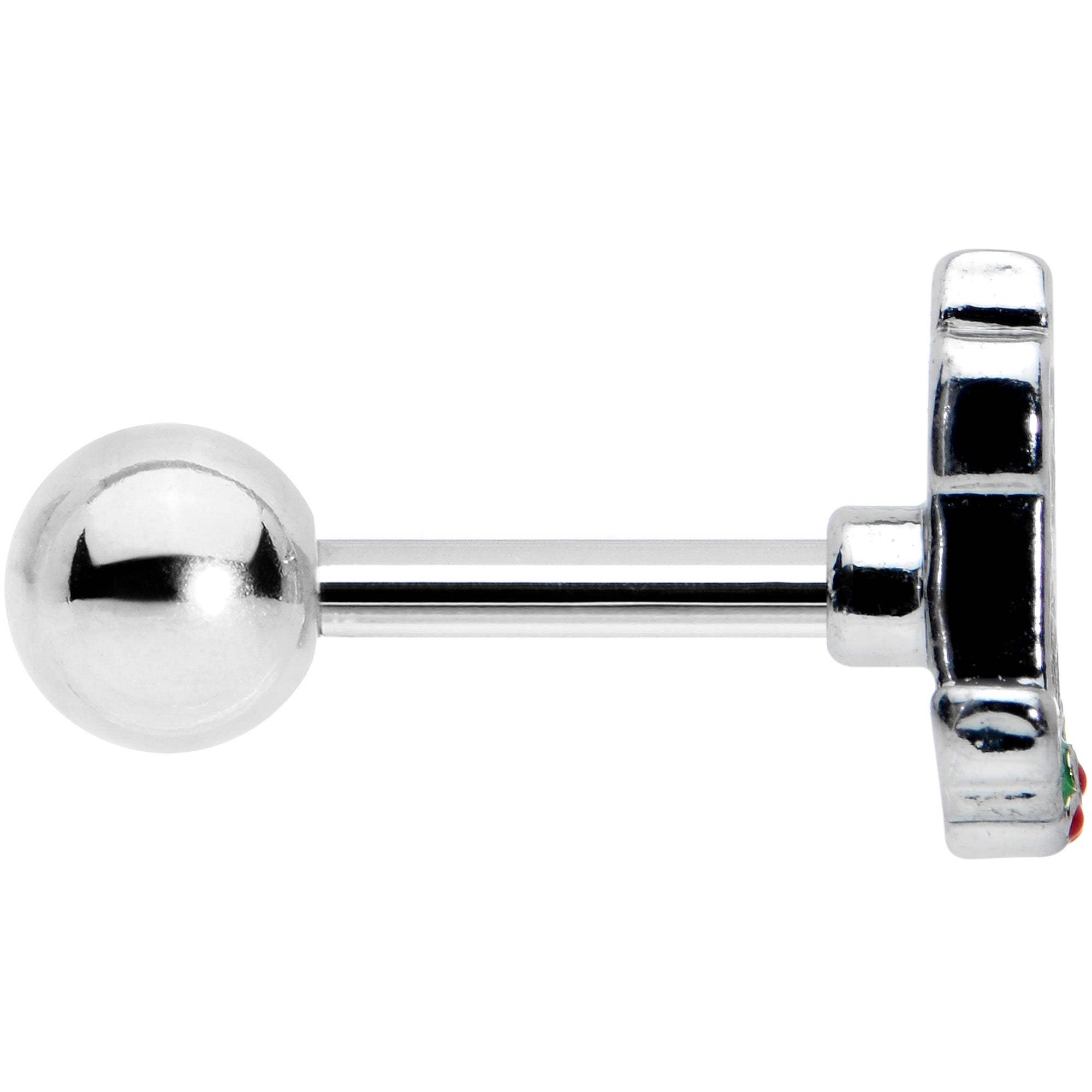 BodyCandy 16G 1/4 Sweet Holiday Christmas Candle Cartilage Tragus Earring — lifestyle context