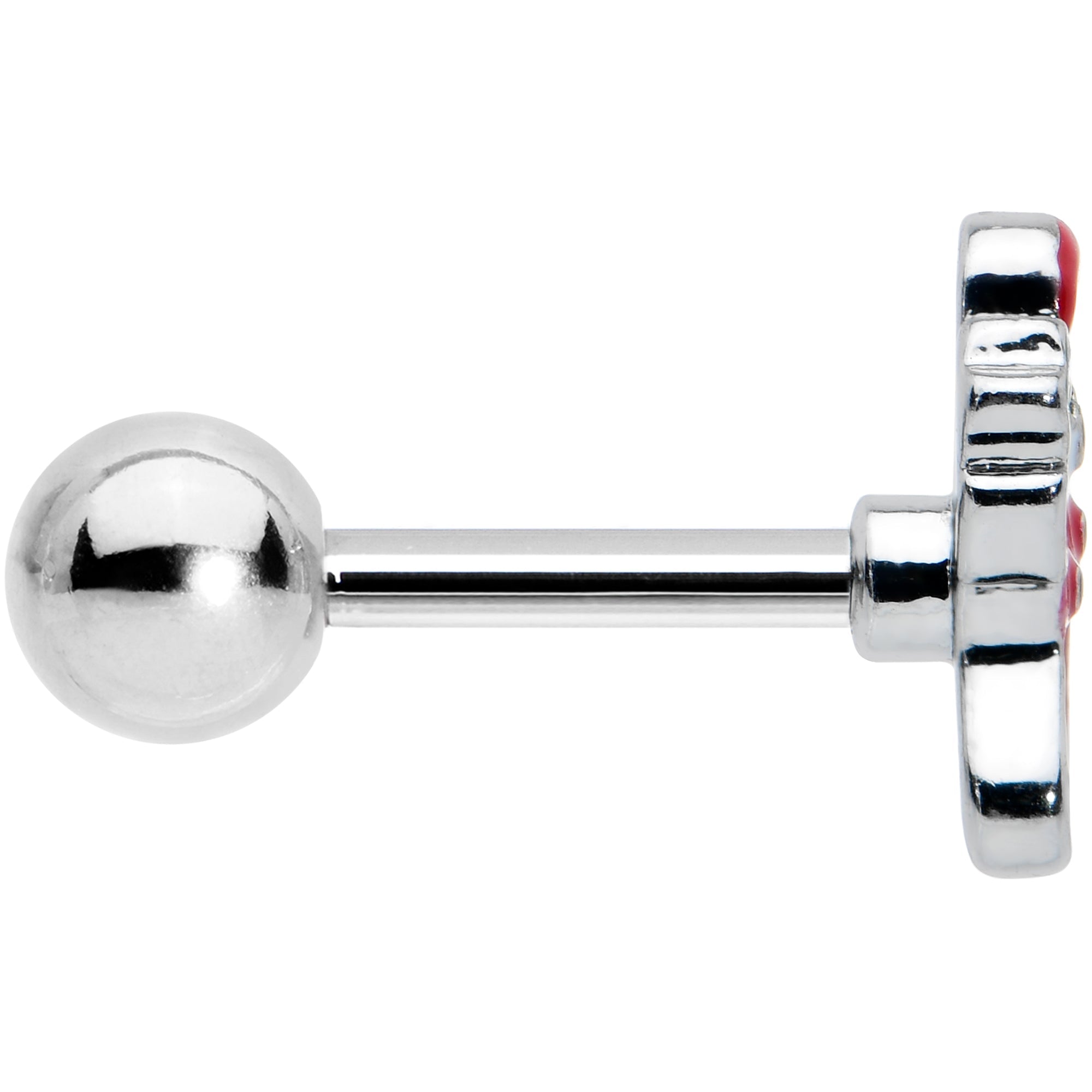 BodyCandy 16G 1/4 Happy Christmas Stocking Red Cartilage Tragus Earring — lifestyle context