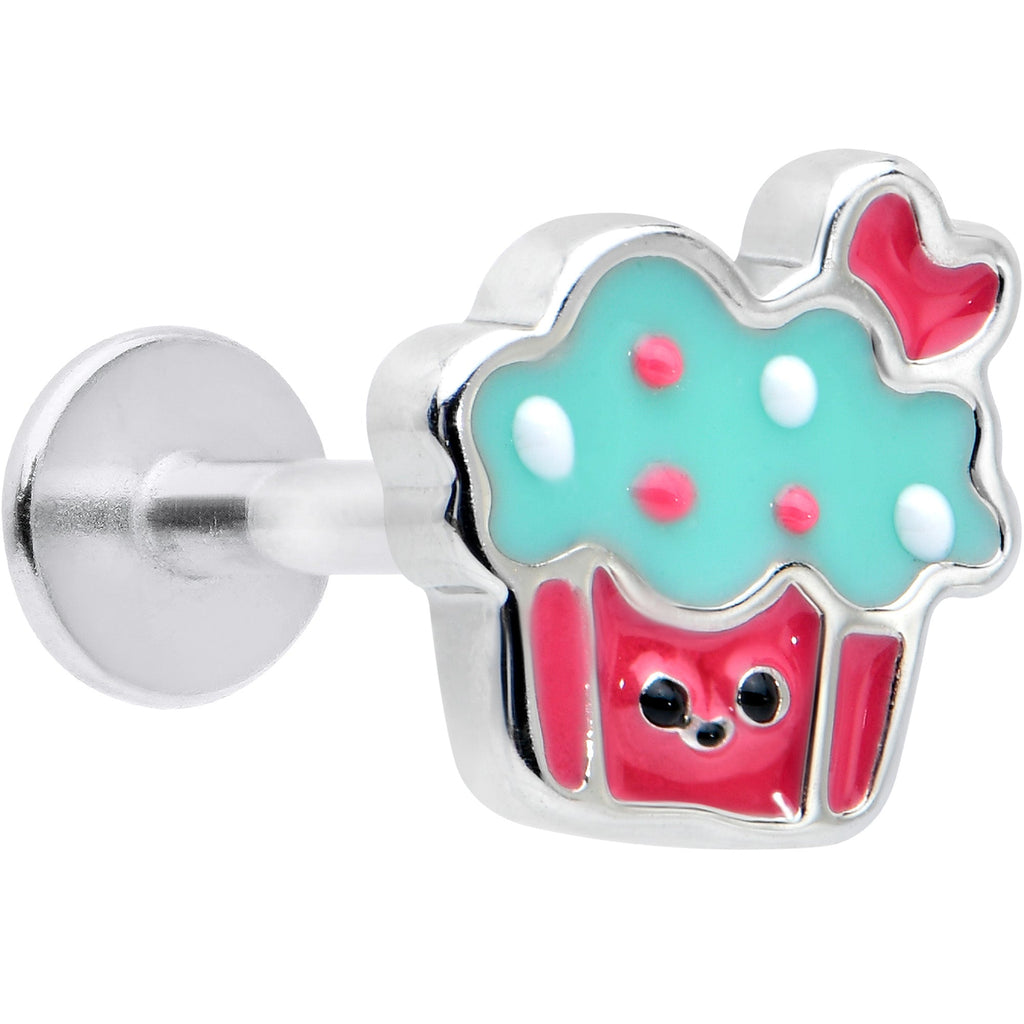 BodyCandy 16G 5/16 Sweet Happy Cupcake Labret Monroe Tragus — main product shot