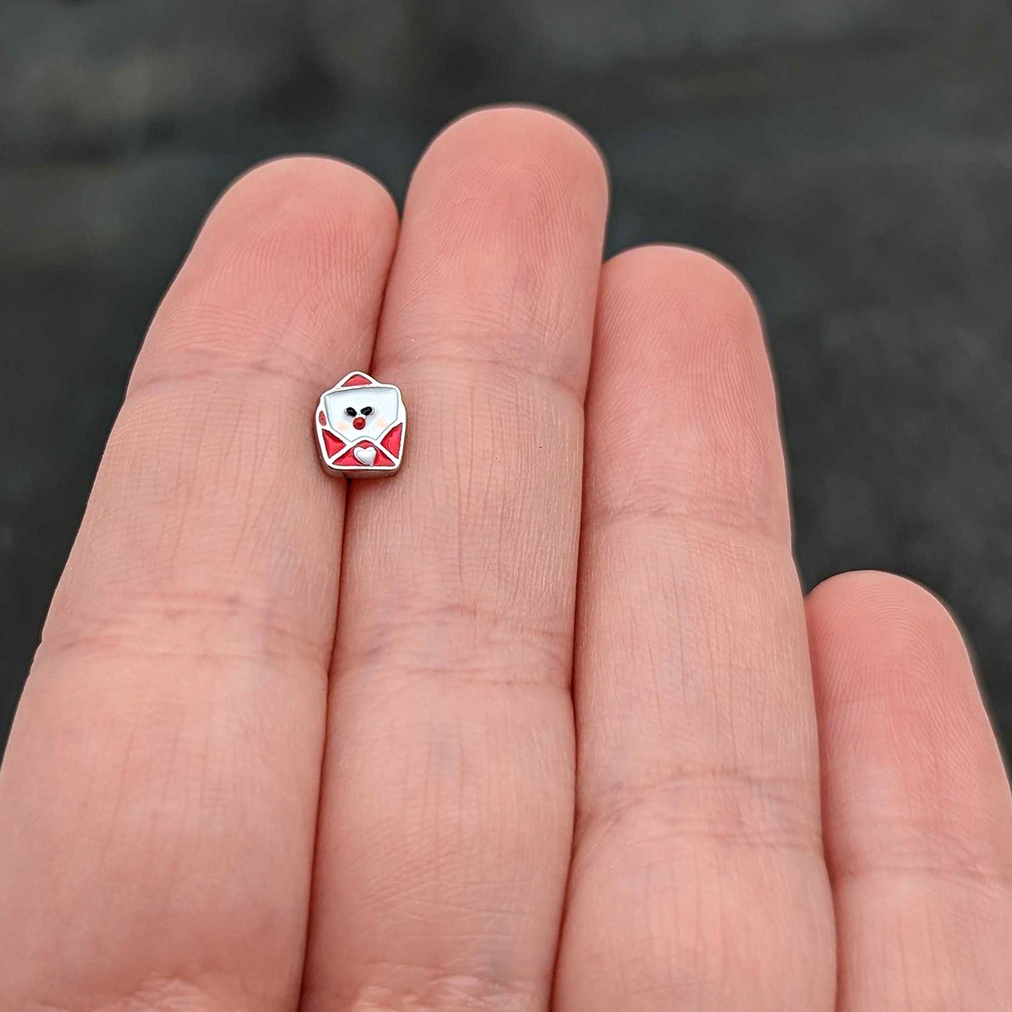 BodyCandy 16G 5/16 Sweet Love Letter Valentine Labret Monroe Tragus — size reference