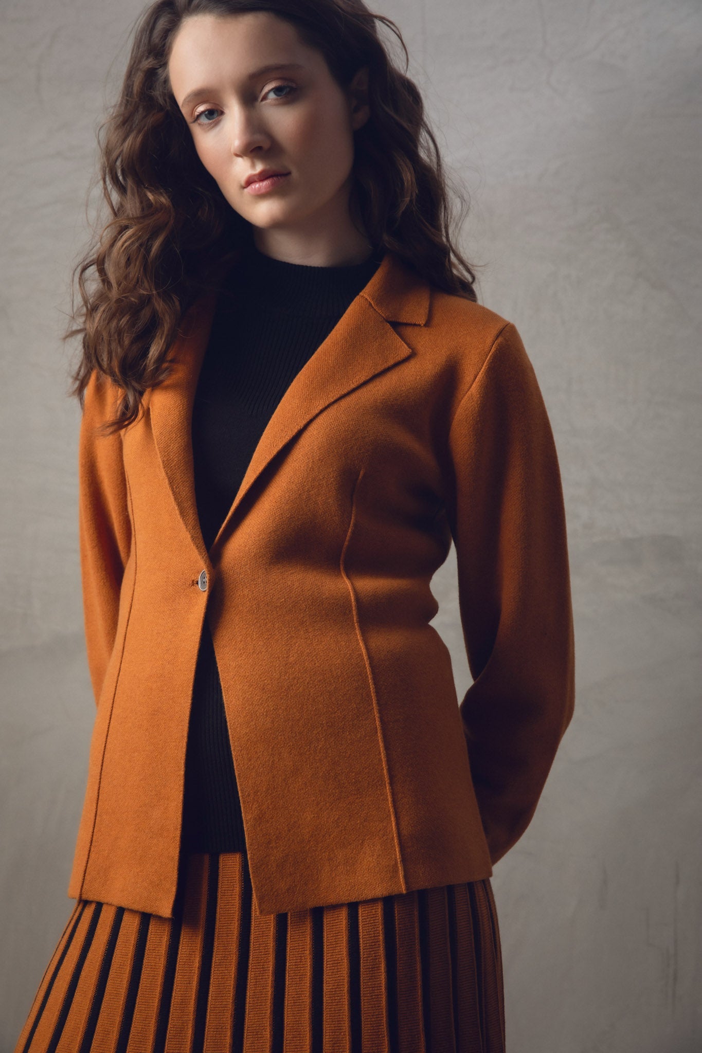 KADOU BOUTIQUE Classic One Button Blazer — main product shot