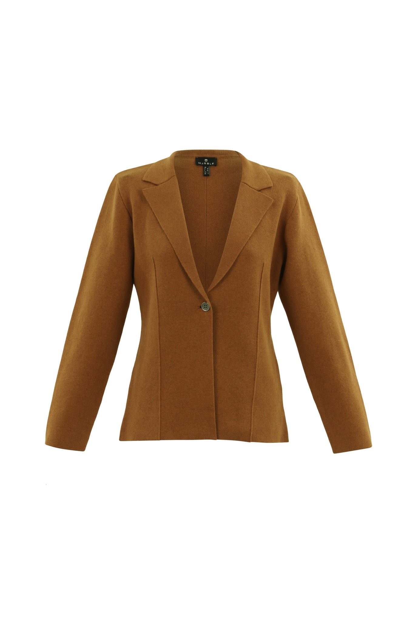 KADOU BOUTIQUE Classic One Button Blazer — back view