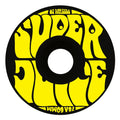 OJ Wheels Super Juice 60mm 78a - Black/Yellow (Set of 4) by Skates USA