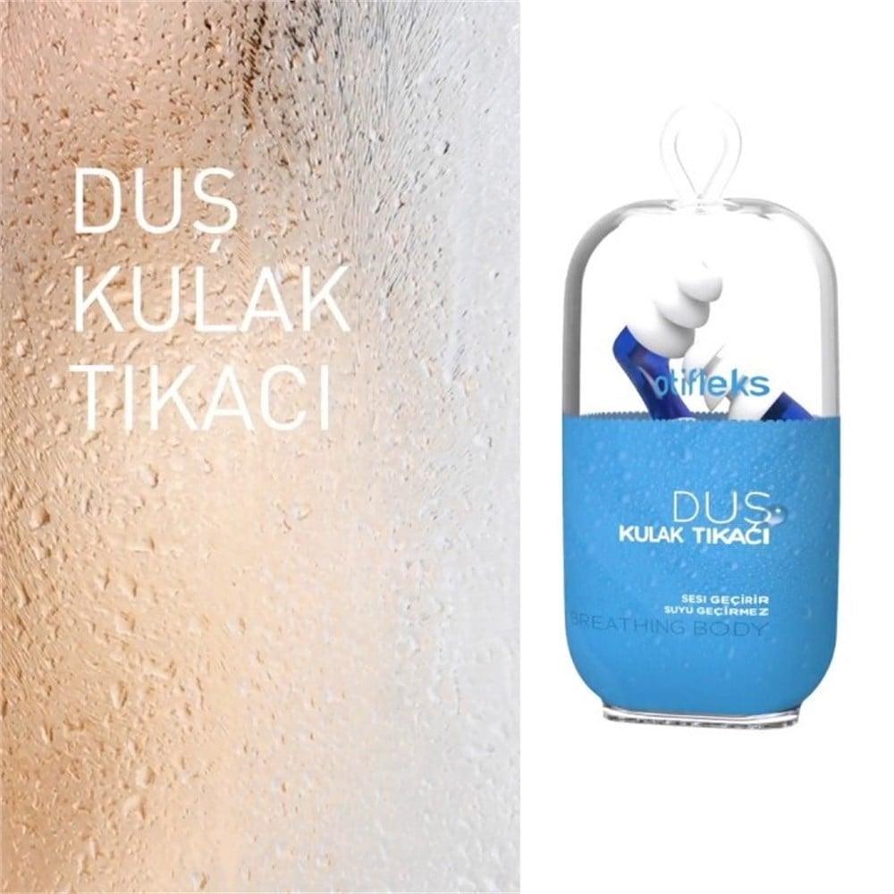 Otifleks Shower Earplugs - Waterproof Ear Protection for Showering, Comfortable and Safe