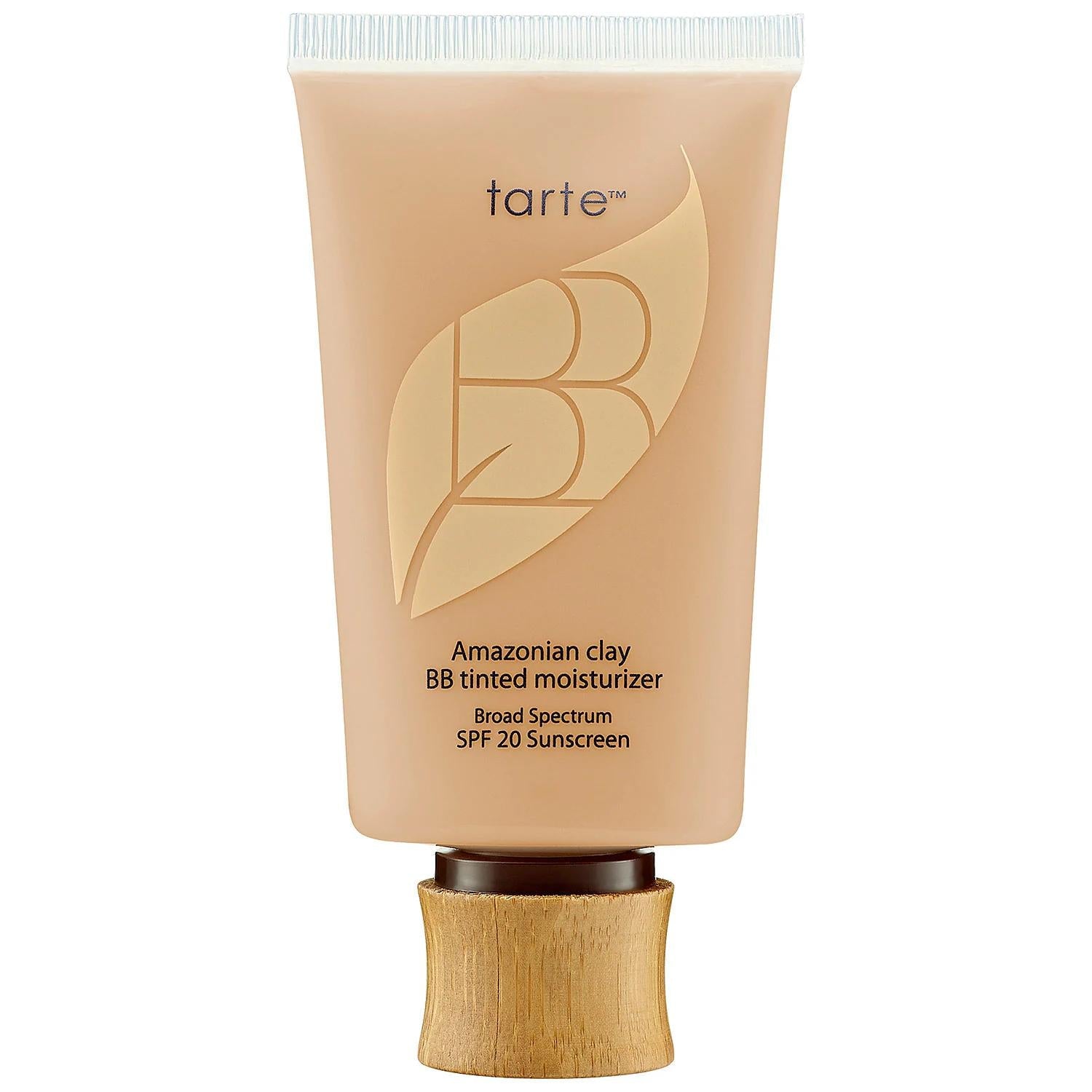 Glossier Amazonian Clay BB Tinted Moisturizer Broad Spectrum SPF 20 Sunscreen - Vegan, Dermatologist-Tested, Lightweight Coverage for Natural Look