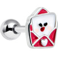 BodyCandy 16G 1/4 Sweet Love Letter Valentine Cartilage Tragus Earring — main product shot