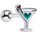 BodyCandy 16G 1/4 Sweet Martini Glass Heart Cartilage Tragus Earring — main product shot