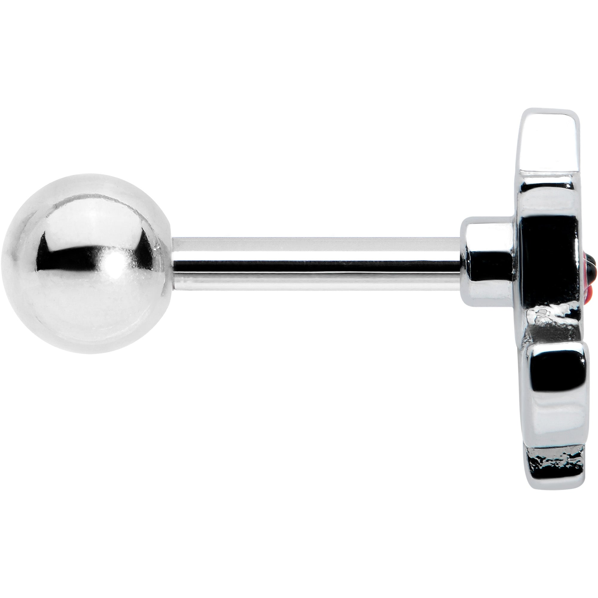 BodyCandy 16G 1/4 Sweet Happy Rose Flower Cartilage Tragus Earring — lifestyle context