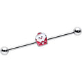 BodyCandy 14G Sweet Love Letter Valentine Industrial Barbell 38mm — main product shot