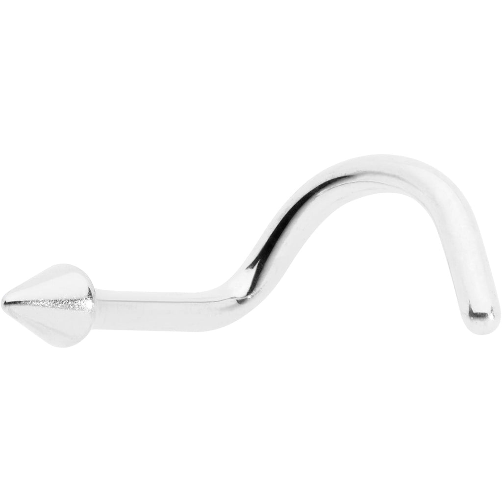 BodyCandy 18G 1/4 ASTM F-136 Implant Grade Titanium Cone End Left Side Nose Screw — main product shot