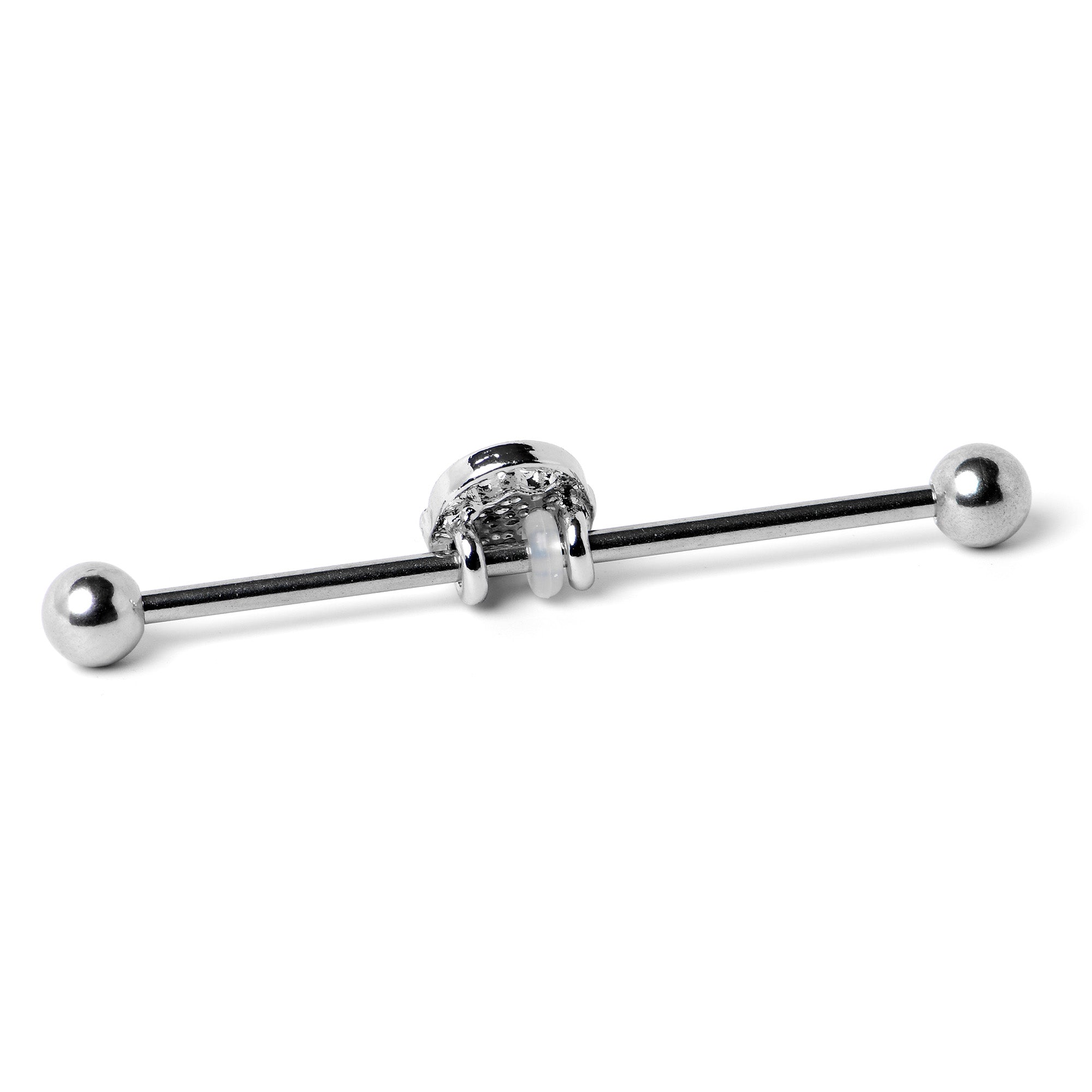 BodyCandy 14G Celebration Easter Basket Industrial Barbell 38mm — back view