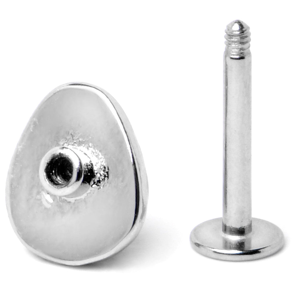 BodyCandy 16G 5/16 Blue Celebration Easter Egg Labret Monroe Tragus — alternative angle