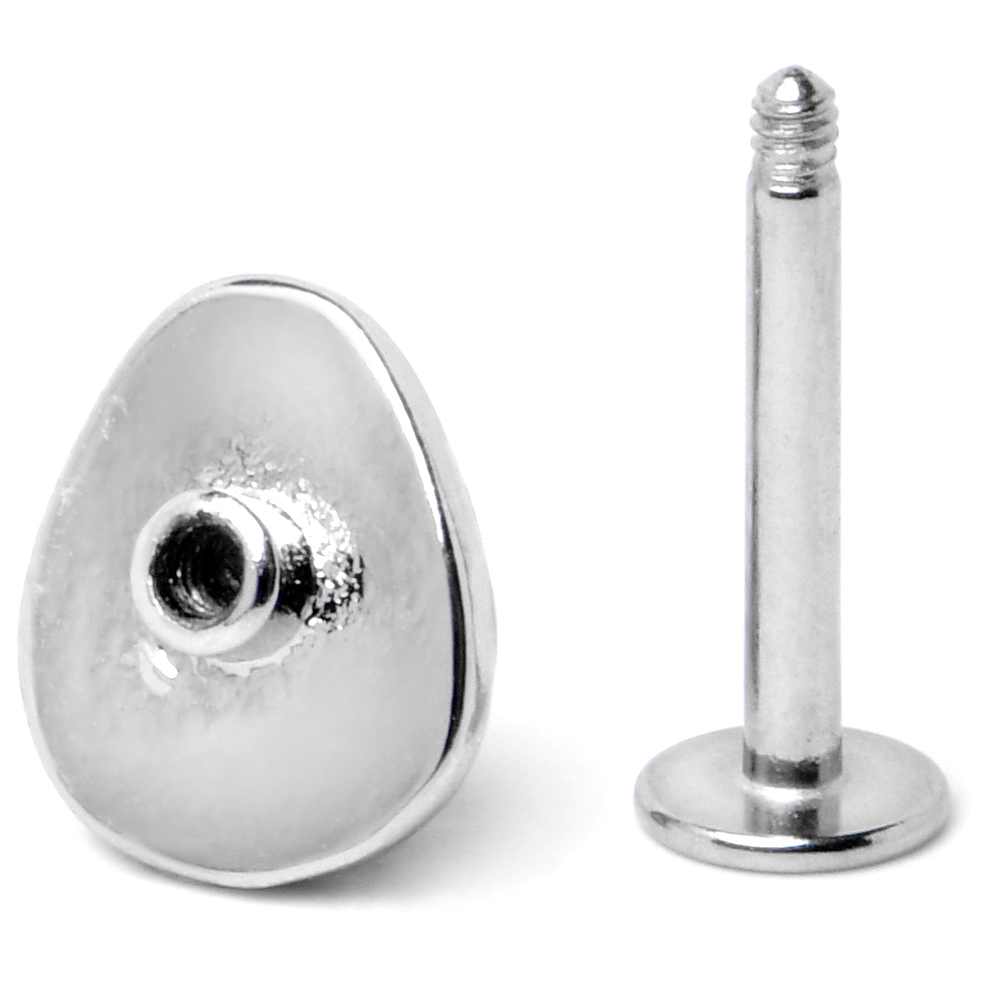 BodyCandy 16G 5/16 Blue Celebration Easter Egg Labret Monroe Tragus — alternative angle