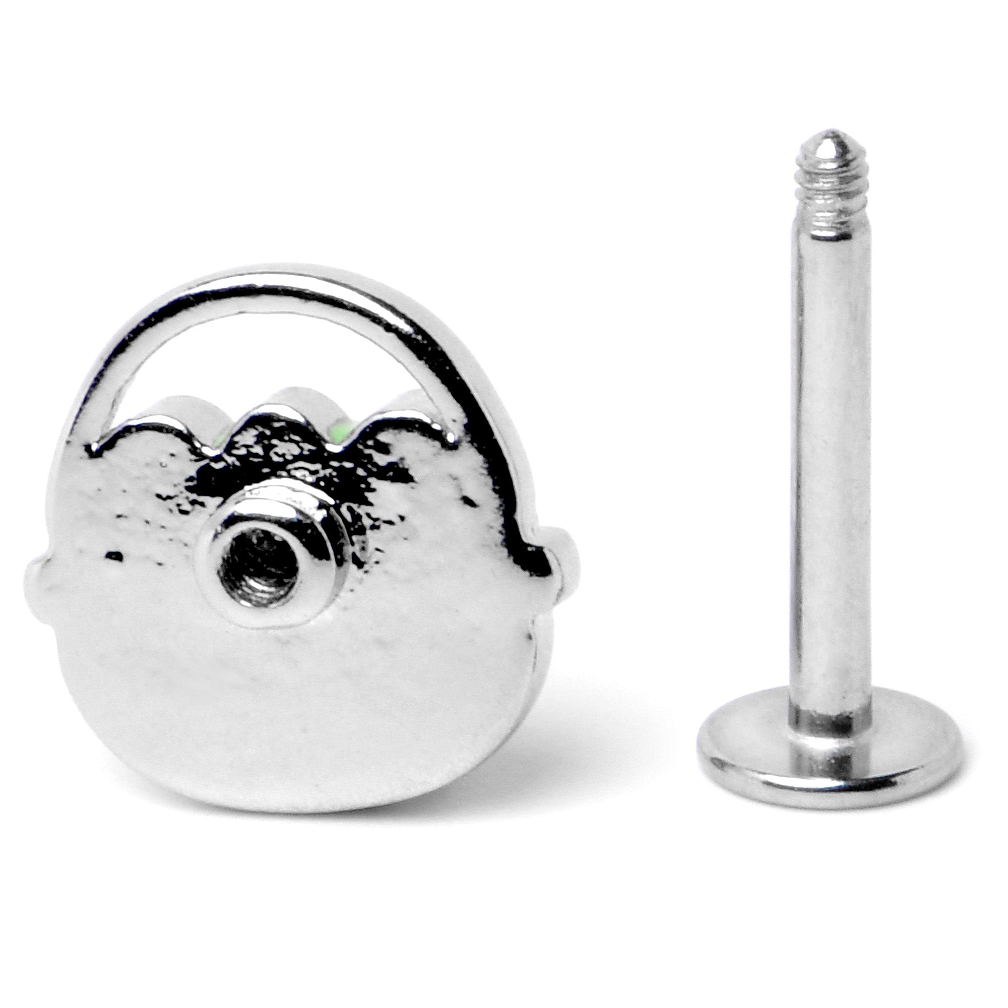 BodyCandy 16G 5/16  Celebration Easter Basket Labret Monroe Tragus — alternative angle