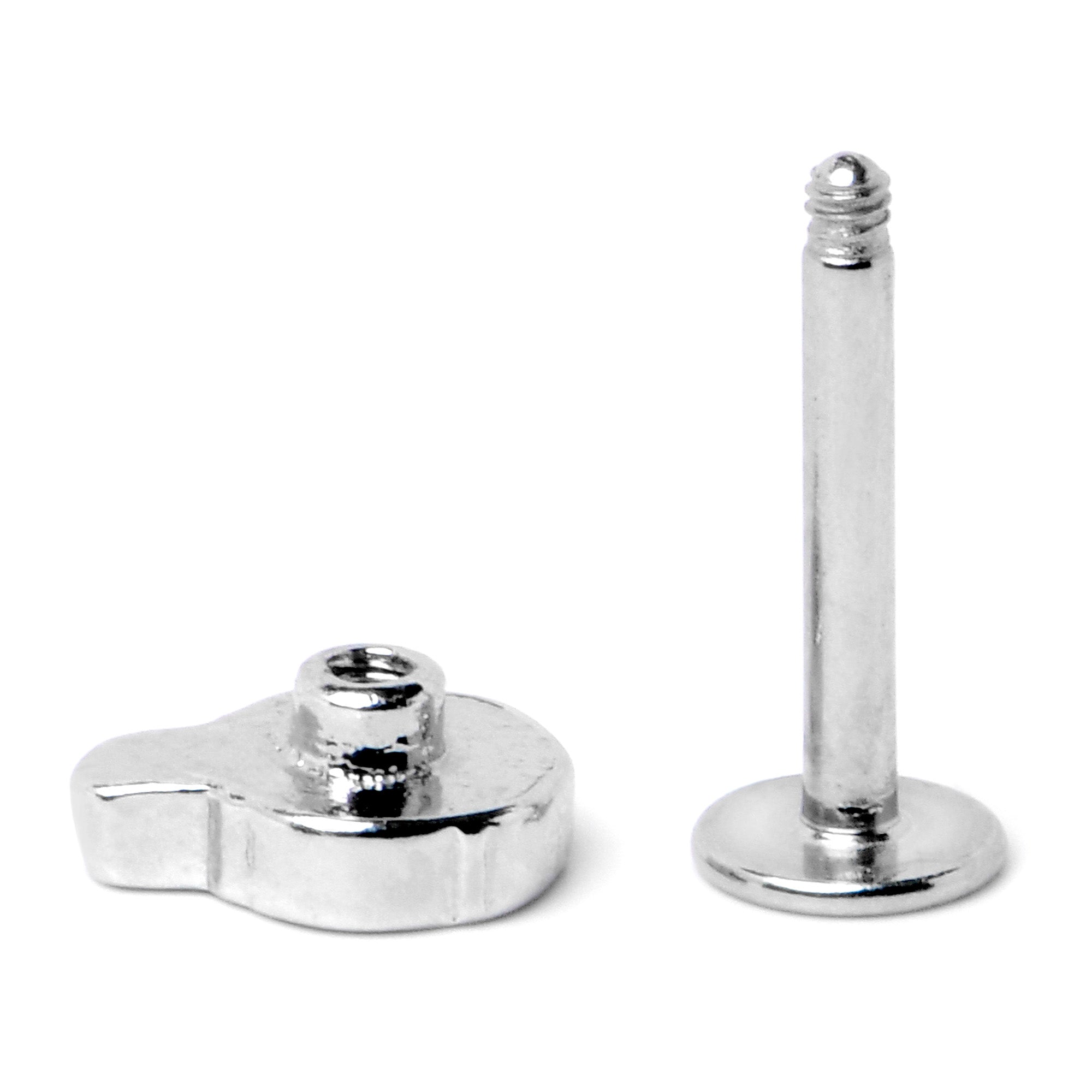 BodyCandy 16G 5/16 Sweet Happy Leprechaun St Patricks Labret Monroe Tragus — alternative angle