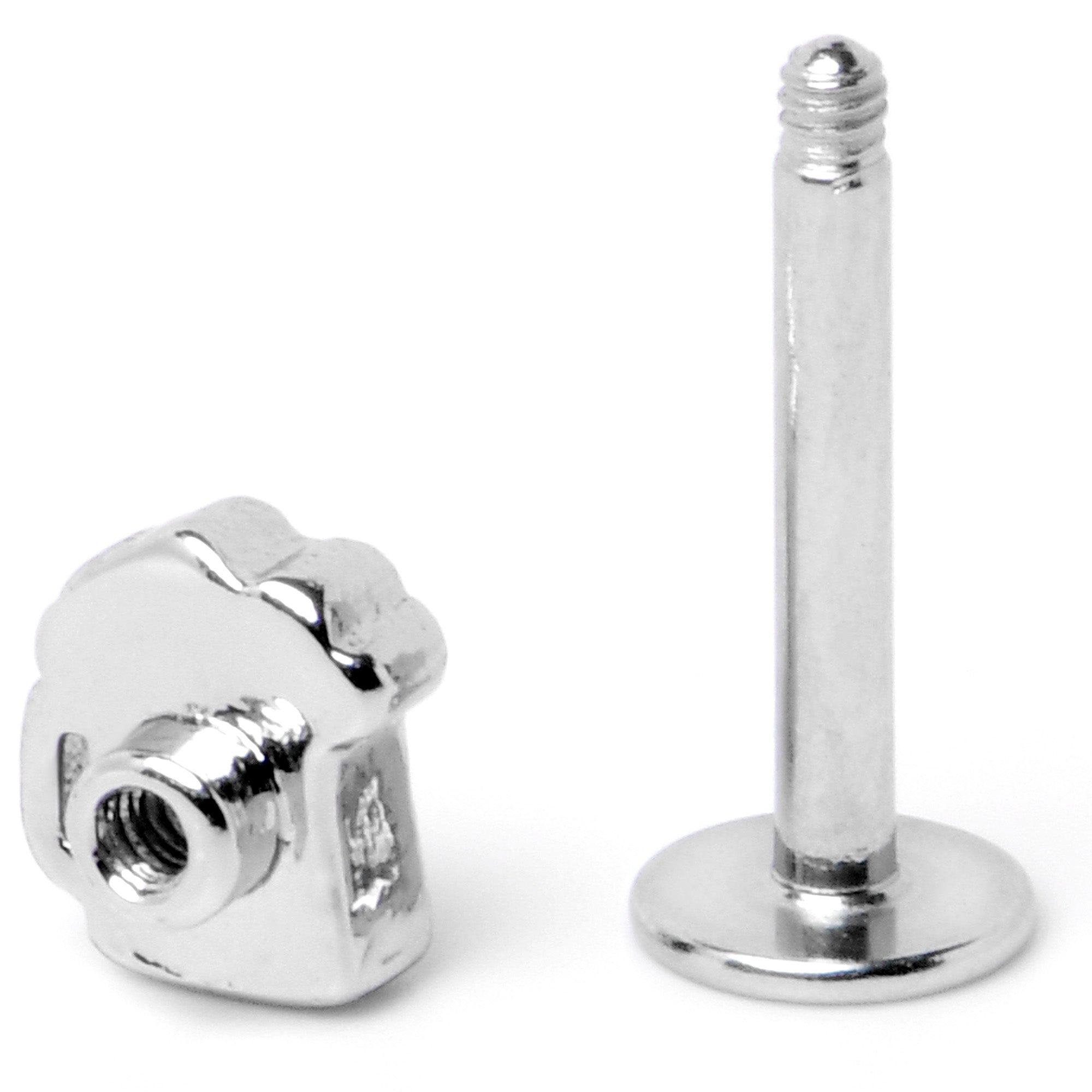 BodyCandy 16G 5/16 Sweet Happy Green Beer St Patricks Labret Monroe Tragus — alternative angle