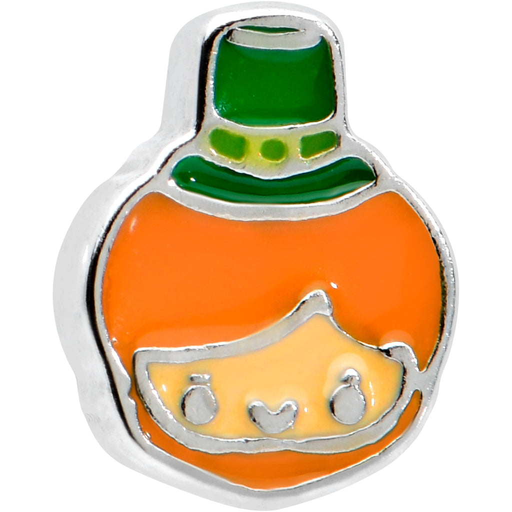 BodyCandy 16G 1/4 Sweet Happy Leprechaun St Patricks Cartilage Tragus Earring — detail close-up