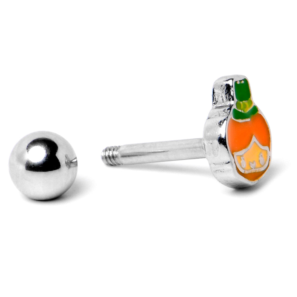 BodyCandy 16G 1/4 Sweet Happy Leprechaun St Patricks Cartilage Tragus Earring — alternative angle