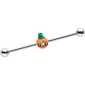 BodyCandy 14G Sweet Happy Leprechaun St Patricks Industrial Barbell 38mm — main product shot