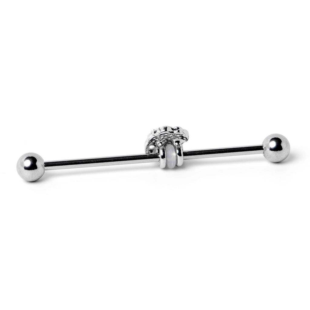 BodyCandy 14G Sweet Happy Beer St Patricks Day Industrial Barbell 38mm — back view