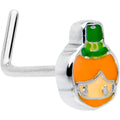 BodyCandy 20G 7mm Sweet Happy Leprechaun St Patricks L Shape Nose Ring — main product shot