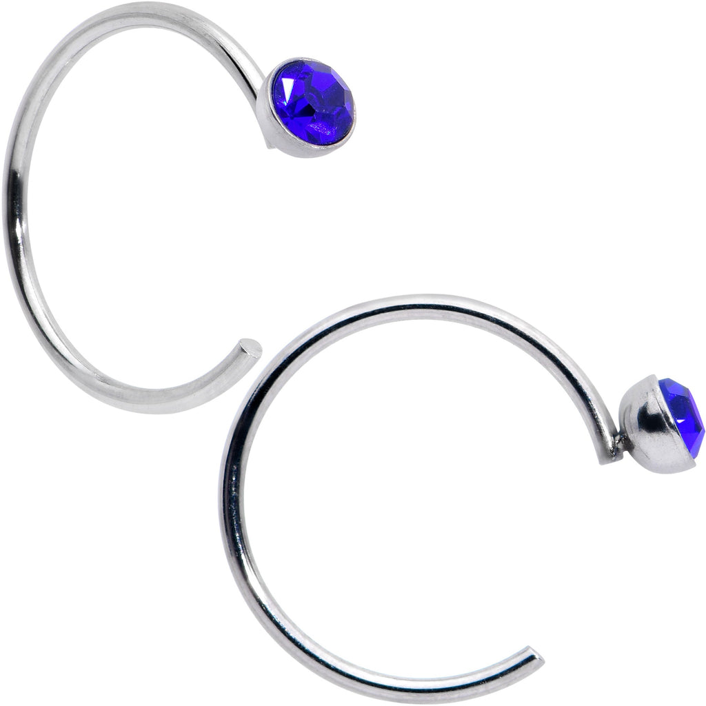 BodyCandy 20G 5/16 Nose Hoop Gem Faux Opal Pack Classy Nose Ring Set of 6 — lifestyle context